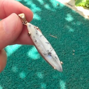 Alternative view of DENTRİL OPAL AA KALİTE GÜMÜŞ KOLYE UCU 4,10GR D6