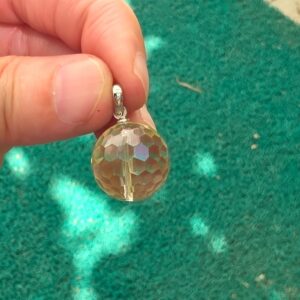 SARI TOPAZ GÜMÜŞ KOLYE UCU  6,00+- - Görsel 4