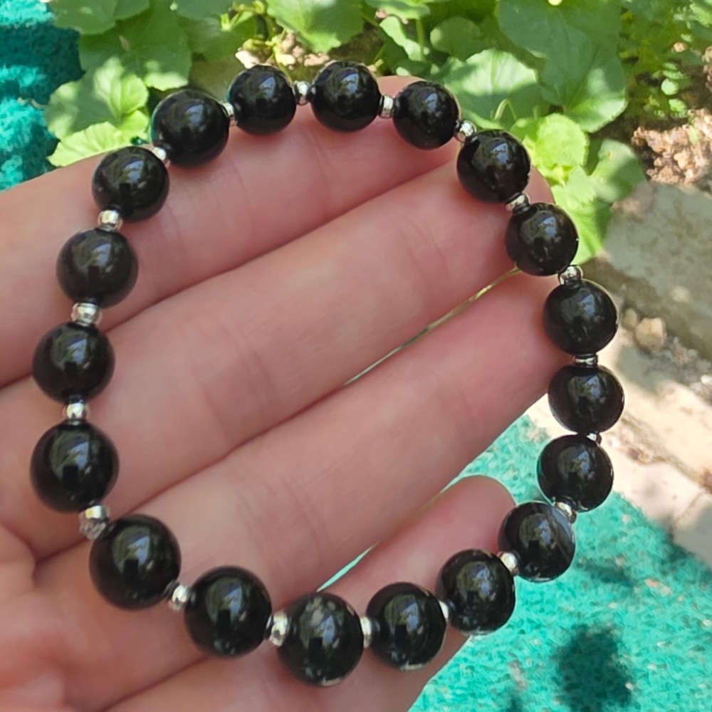 SİYAH AKİK 8MM 16-19CM BİLEKLİK