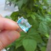MAVİ TOPAZ AYARLI GÜMÜŞ YÜZÜK  4,22GR   T47