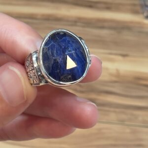 LAPİS LAZULİ EL İŞÇİLİĞİ 9,49GR ERKEK YÜZÜK NO:20
