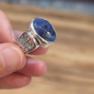 LAPİS LAZULİ EL İŞÇİLİĞİ 9,12GR ERKEK YÜZÜK NO:19