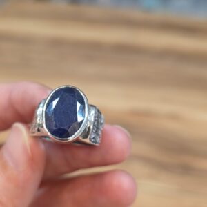LAPİS LAZULİ EL İŞÇİLİĞİ 9,13GR ERKEK YÜZÜK NO:19 - Görsel 3