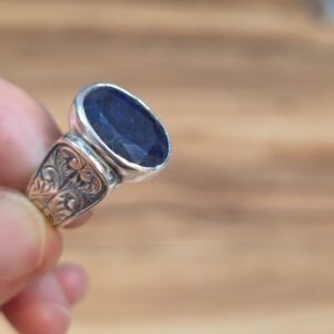 Alternative view of LAPİS LAZULİ EL İŞÇİLİĞİ 8,96GR ERKEK YÜZÜK NO:18