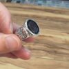 GRANAT ERKEK EL İŞÇİLİĞİ GÜMÜŞ 8,40GR YÜZÜK NO:17