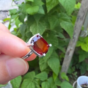 Alternative view of GRANAT 7A KALİTE FASET KESİM AYARLI GÜMÜŞ YÜZÜK 3,60gr N26