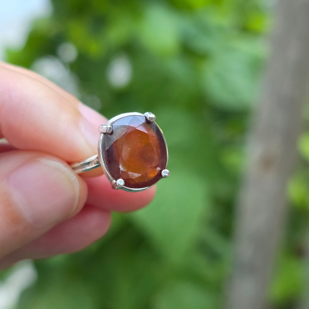 GRANAT 7A KALİTE FASET KESİM AYARLI GÜMÜŞ YÜZÜK 4,29gr N31