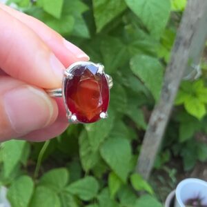 GRANAT 7A KALİTE FASET KESİM AYARLI GÜMÜŞ YÜZÜK 4,28gr N33