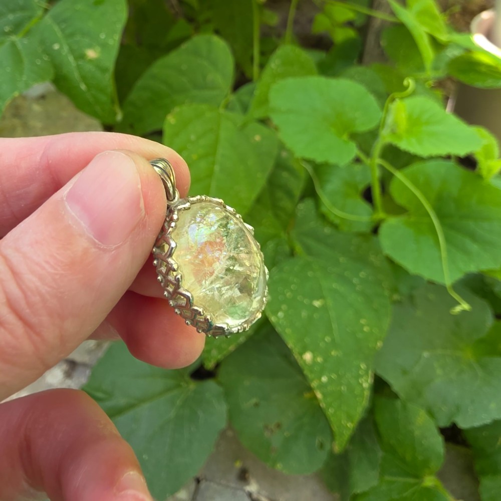 SİTRİN GÜMÜŞ KOLYE UCU 6,19GR S2