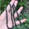 SİYAH TURMALİN FASET KESİM 6MM KOLYE 55CM S1