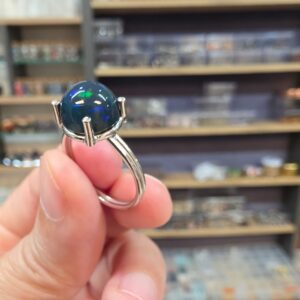 ATEŞ OPAL EL İŞÇİLİĞİ GÜMÜŞ YÜZÜK 2,65GR A15 - Görsel 3