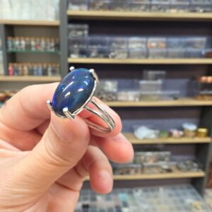 ATEŞ OPAL EL İŞÇİLİĞİ GÜMÜŞ YÜZÜK 3,06GR A20 - Görsel 3