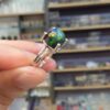 ATEŞ OPAL EL İŞÇİLİĞİ GÜMÜŞ YÜZÜK 2,56GR A34