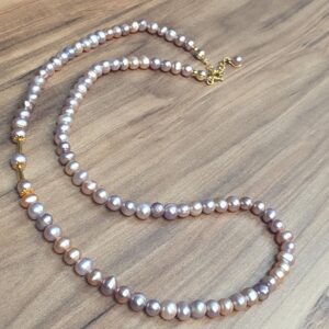 İNCİ ORİJİNAL TASARIM KOLYE 50CM İ29