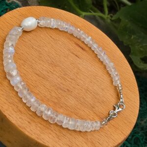 AYTAŞI+İNCİ GÜMÜŞ APARATLI 16-18CM BİLEKLİK