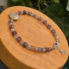 RUTİL KUVARS+AKİK GÜMÜŞ APARATLI BİLEKLİK 16-19CM